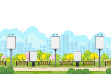 Light box and advertise banner templateのイラスト素材