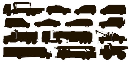 Urban transport setのイラスト素材