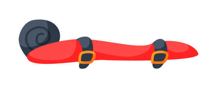 Sleeping bag camping equipment isolated on whiteのイラスト素材