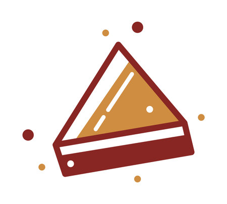 Cake slice vector isolated icon. Emoji illustration. Cake slice vector emoticonのイラスト素材