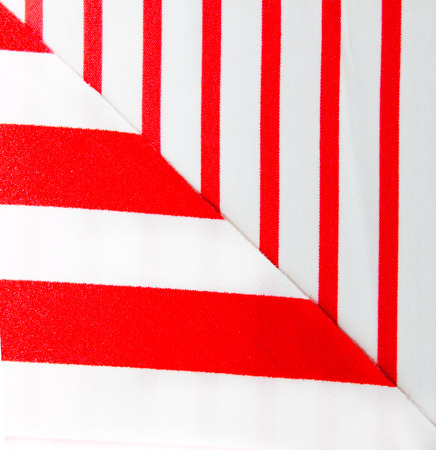 material in the red and white stripesの写真素材