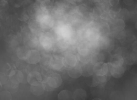 black and white bokehの写真素材