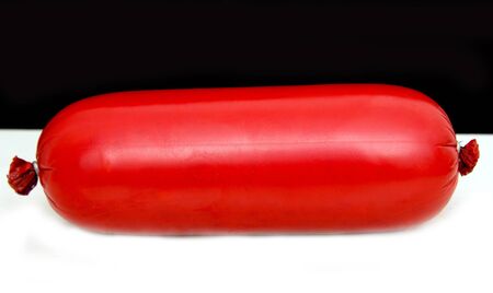 sausage in a red envelopeの写真素材