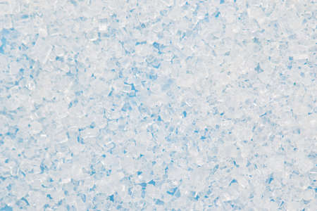 sugar on a blue backgroundの写真素材
