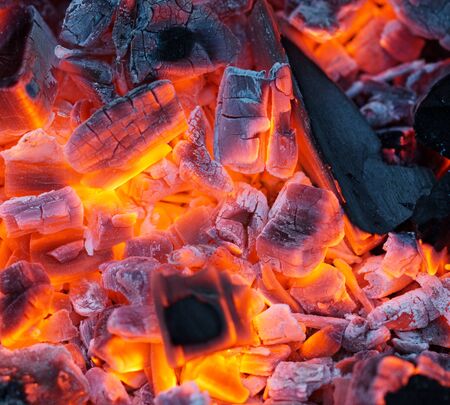 live coals