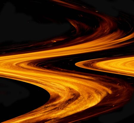 flames of fire as an abstraction