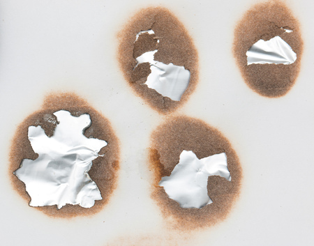 burnt paperの写真素材