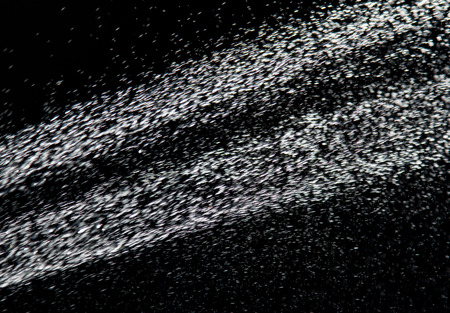 drops of water on a black background