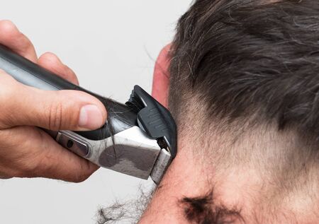 Man's haircut