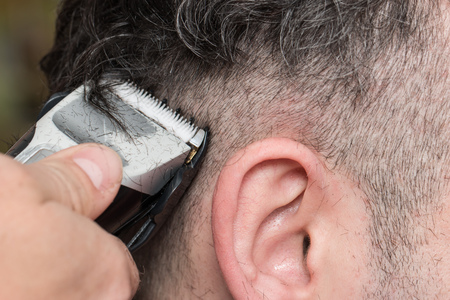 Man's haircut