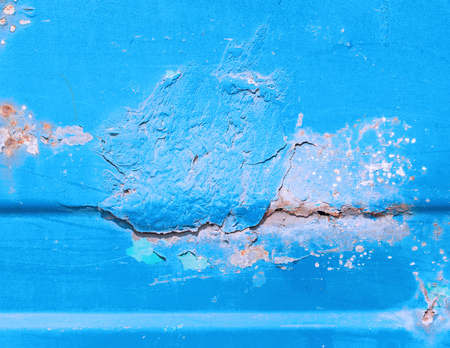 Old paint on metal