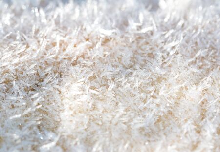 ice crystals as background