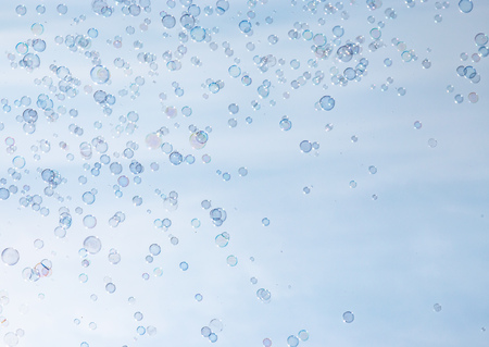 soap bubbles as background