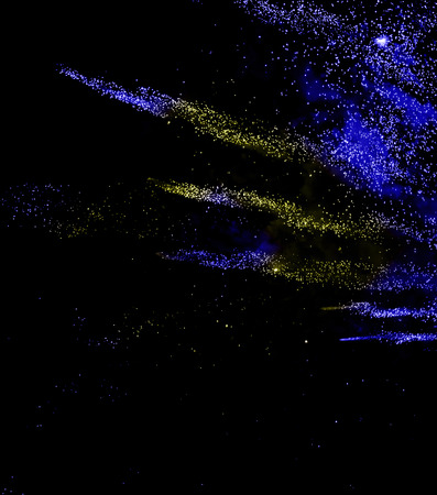 firework lights on black background