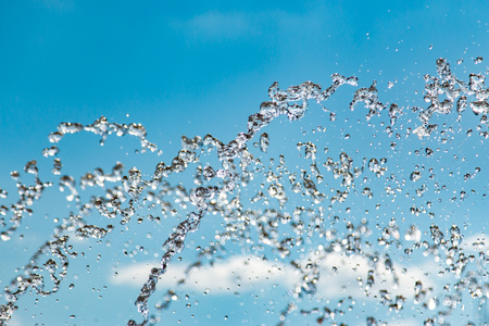 spray of water
