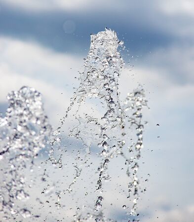 water fountain as backgroundの写真素材