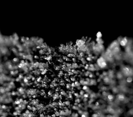 ice crystals of various shapesの写真素材