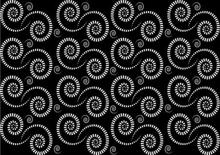 Spiral background, black   whiteのイラスト素材