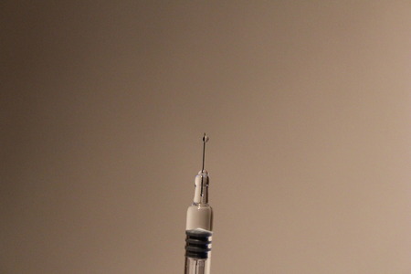 Syringe with medicineの写真素材