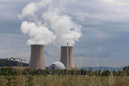 Nuclear power plantの写真素材