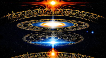 Futuristic technology background. The concept of a new technology.の素材