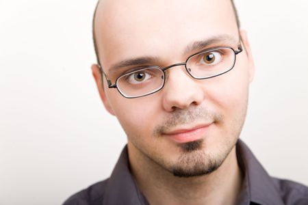 Portrait of a young maleの写真素材