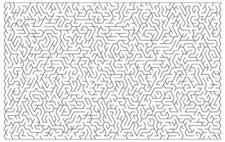 Maze vector shape illustration for a background gameのイラスト素材