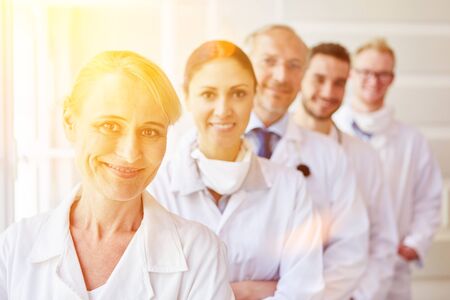 Team of doctors and nurses at hospitalの写真素材