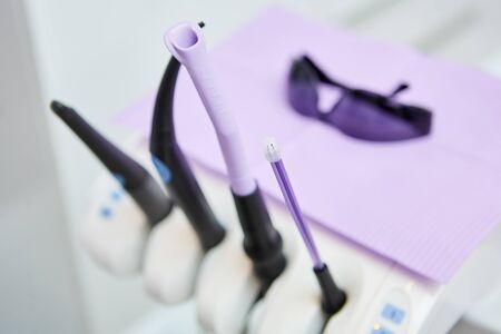 Modern devices in a dentist practice or dental clinicの写真素材