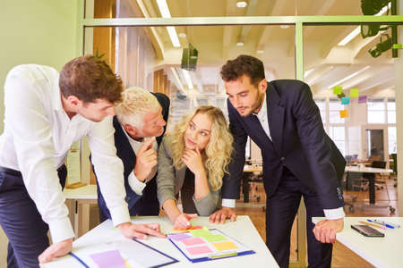 Business team at project meeting and strategy planning in conference roomの写真素材