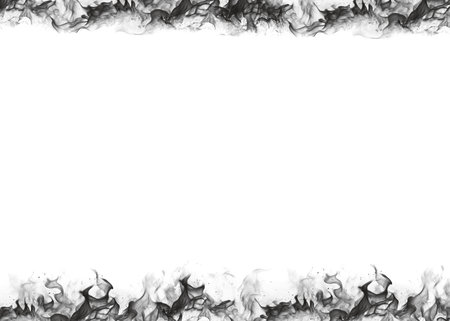 Abstract with textured borders for graphic design elements. fire texture border in border.の写真素材