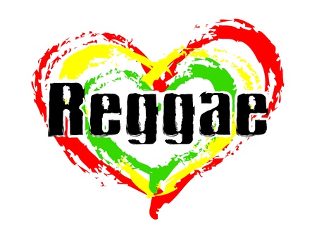 Reggae Love Sign for real Rastafariの写真素材