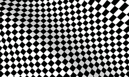 3D racing flag