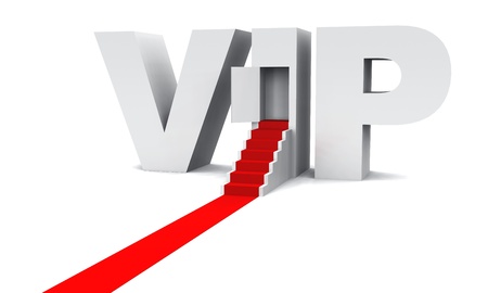 3d vip text with red carpet 3d vip text with red carpet