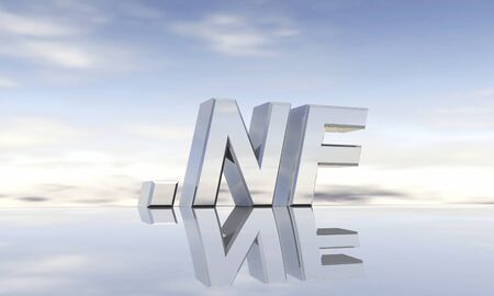 Top-Level-Domain  nfの写真素材