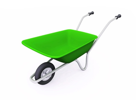 The Green Wheelbarrow - freeの写真素材