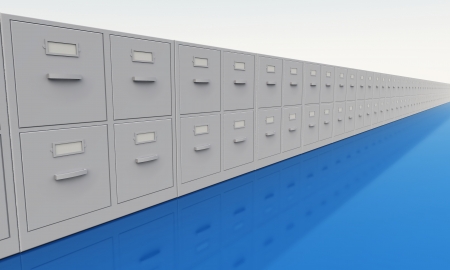 Database White - back in blackの写真素材