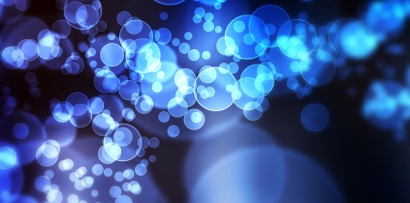 Blurred play of light blueの写真素材