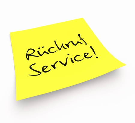 Stickies - Callback Serviceの写真素材