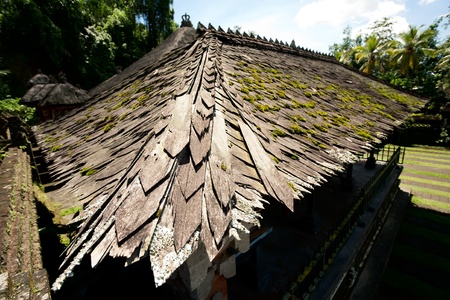 house in traditional Balinese style の写真素材