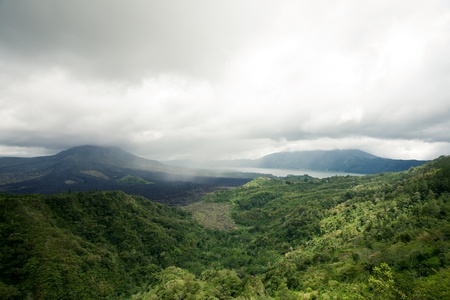 volcano Gunung batur  Bali, Indonesia の写真素材