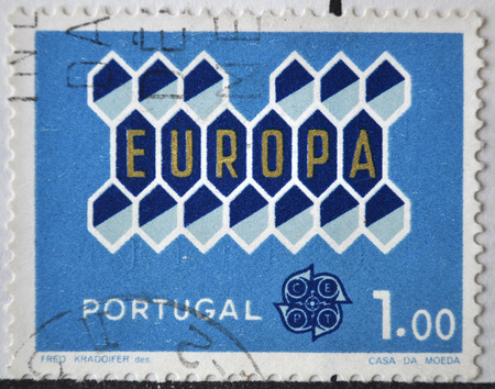 postage stamp, Portugal, 1962のeditorial素材