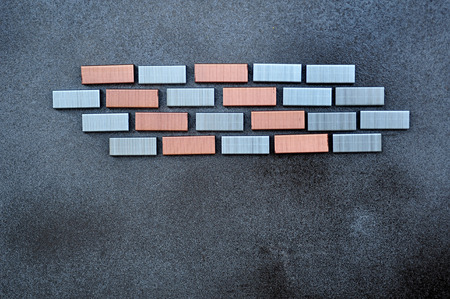 staples, wall alterationの写真素材