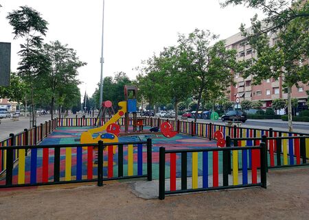 Children's public parkのeditorial素材