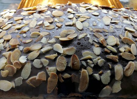 almond biscuits and chocolate in the confectionery