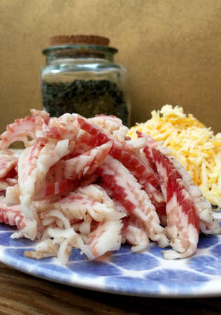 preparing the pizza, ingredientsの写真素材