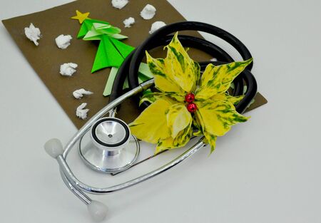 medical Christmas cardの写真素材