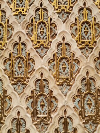 Arabic-style stucco for wallsの写真素材