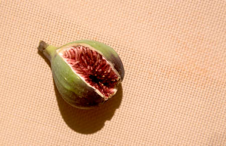 fresh ripe fig ready to eatの写真素材