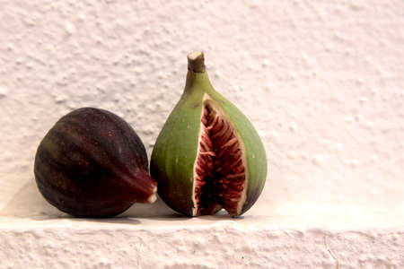 fresh ripe fig ready to eat